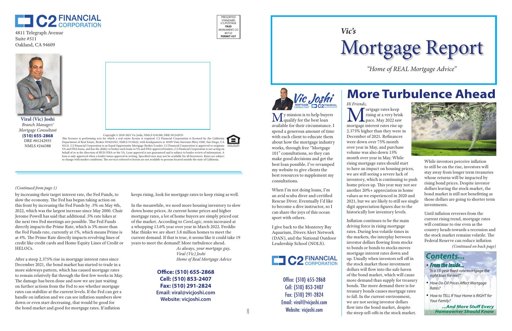 Vic's Mortgage Report, June 2022