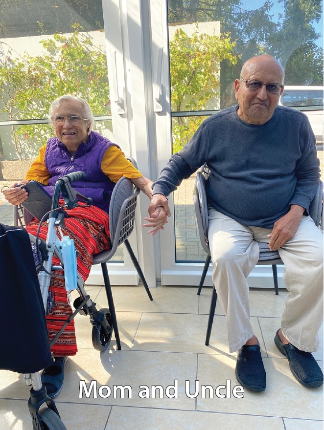Relationships--Mom and Uncle in Switzerland