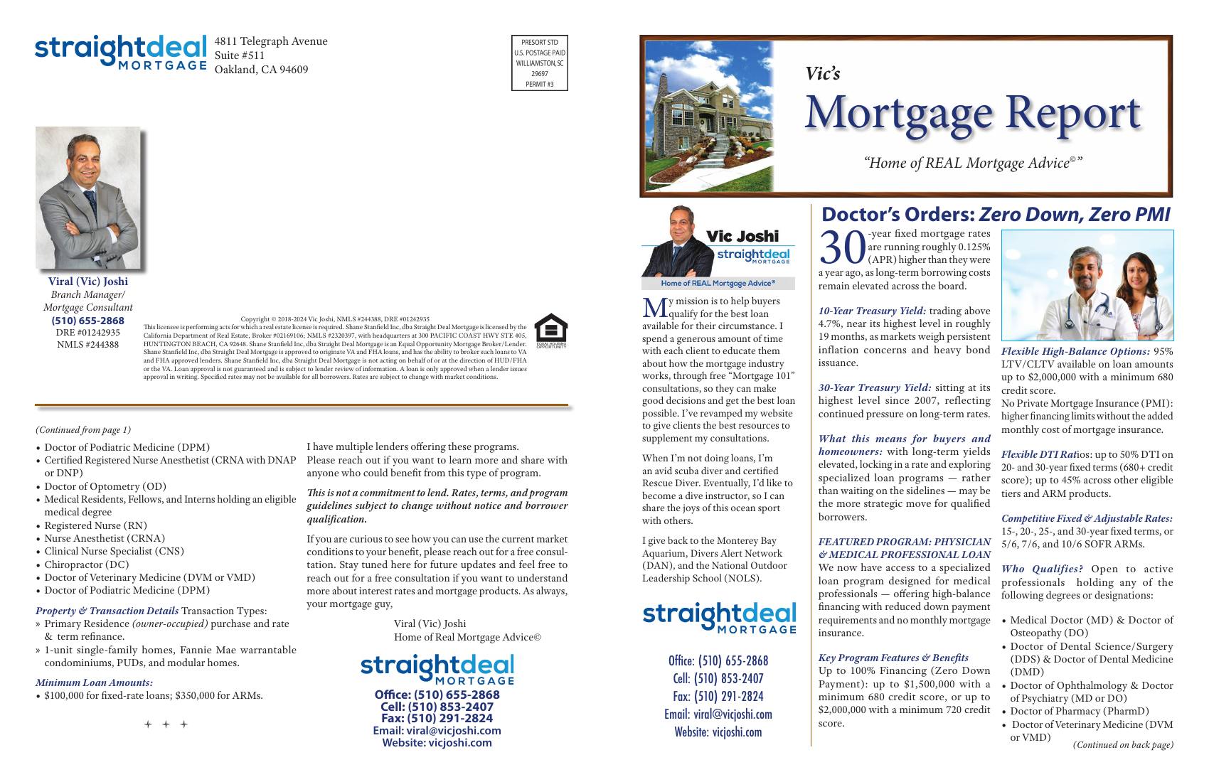 Vic's Mortgage Report, September 2026