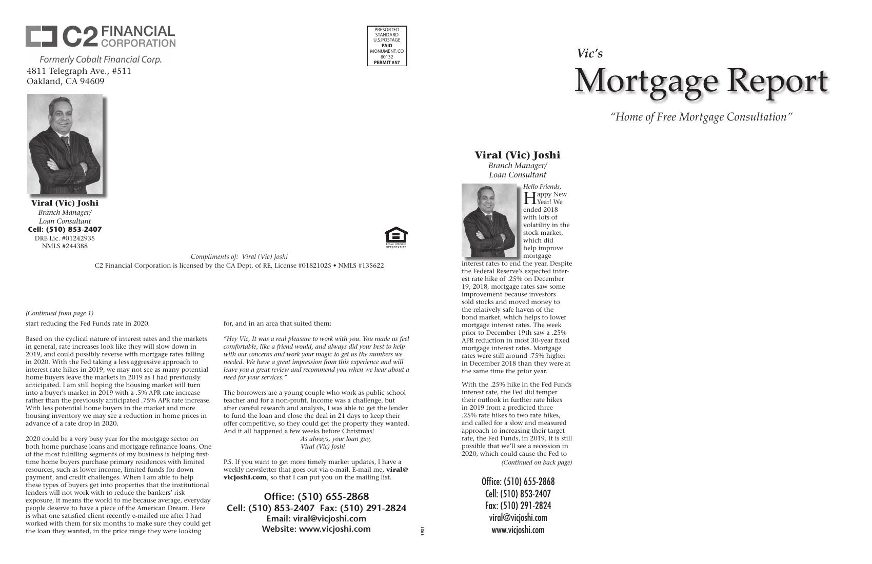 Vic's Mortgage Report, December 2018